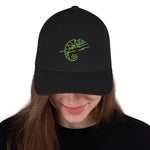 Embroidered Chameleon Hat | Neurodivergent Apparel | Perfectly Wired Apparel