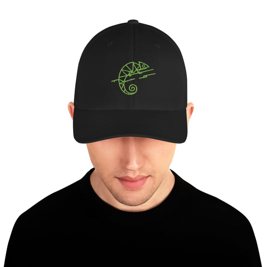 Embroidered Chameleon Hat | Neurodivergent Apparel | Perfectly Wired Apparel