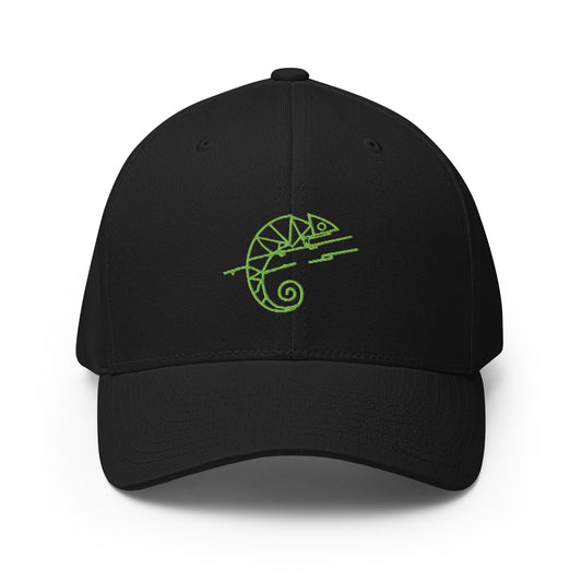Embroidered Chameleon Hat | Neurodivergent Apparel | Perfectly Wired Apparel